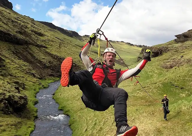 Iceland: 2-Hr Zipline Adventure, Reykjavík, Iceland, Reykjavik Tickets.