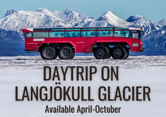 Langjökull Glacier: Guided Monster Truck Tour, Gullfoss, Iceland, Reykjavik Tickets.