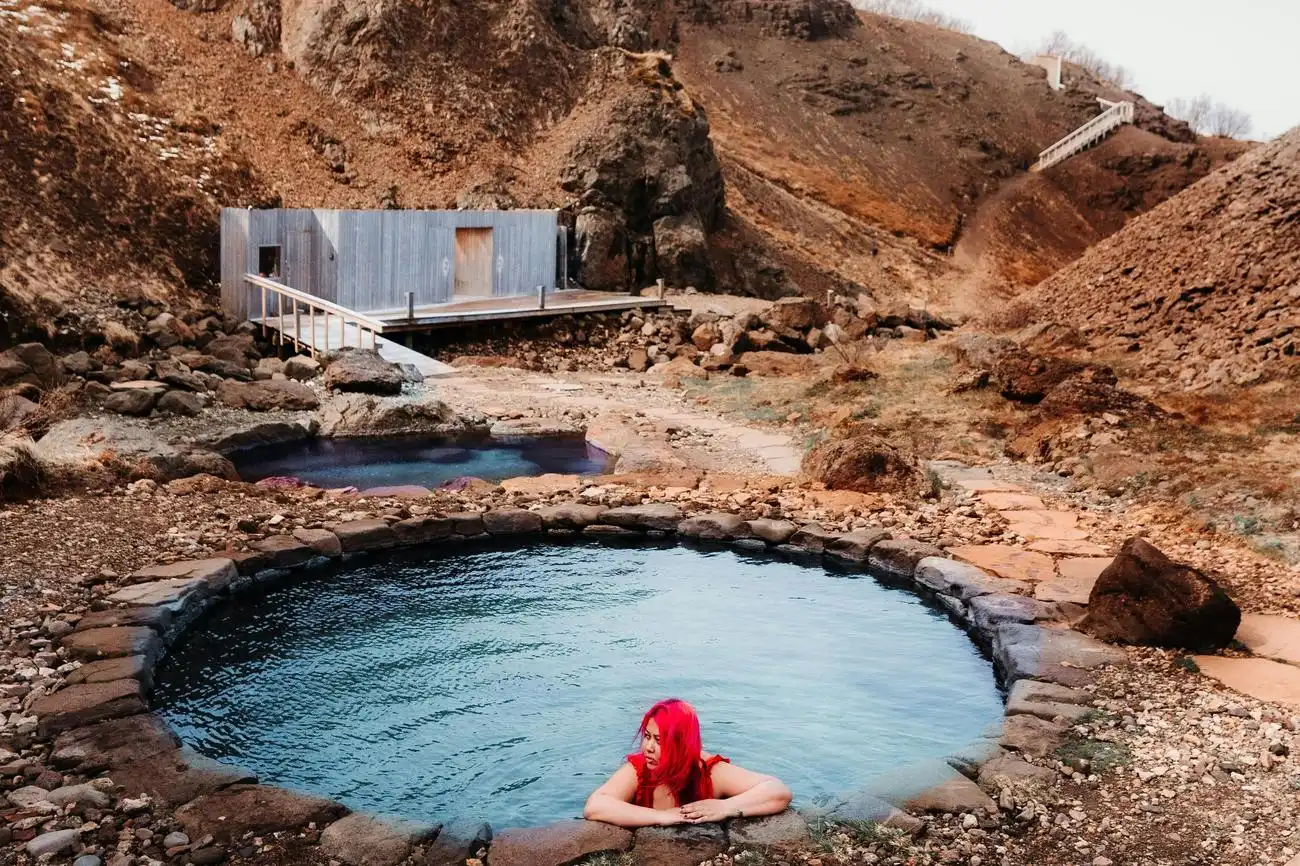 Húsafell Canyon Baths: Guided Hike + Entry Ticket, Húsafell, Iceland, Reykjavik Tickets.