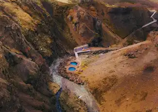 Húsafell Canyon Baths: Guided Hike + Entry Ticket, Húsafell, Iceland, Reykjavik Tickets.